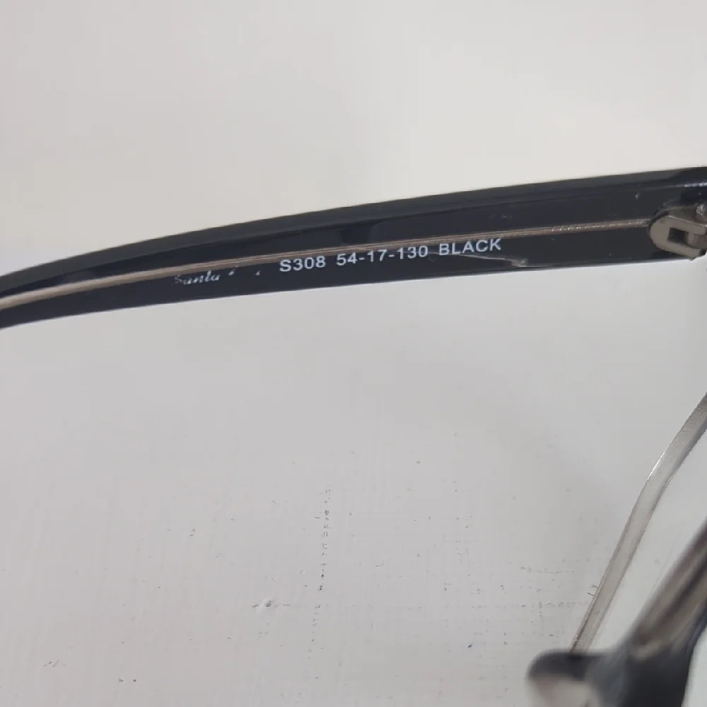 Black and Silver Rectangular Glasses